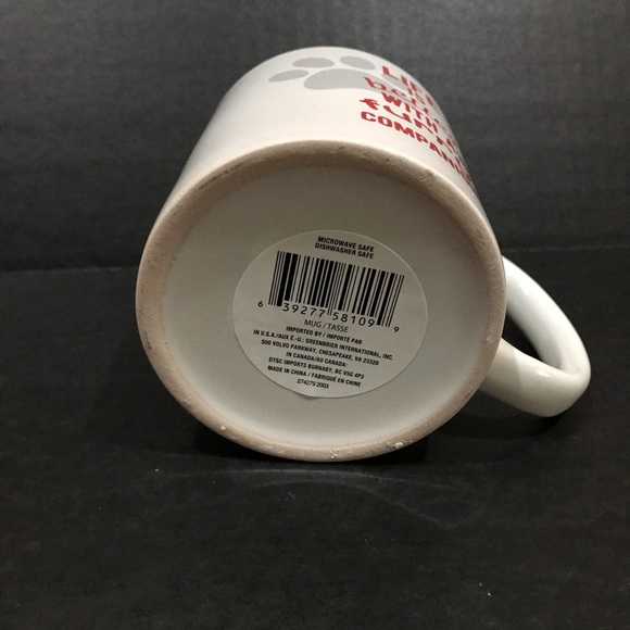 Pet Lover Coffee Tea Mugs Lot of 2 Ceramic 12oz - Picture 8 of 12